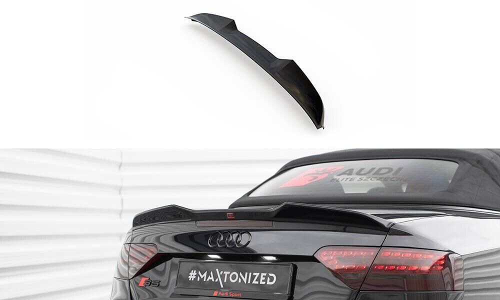 Audi A5 8T S-Line Cabrio 3D Heck Spoiler Maxton Design